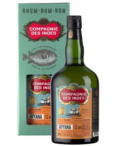 Rhum Port Mourant 12 Years compagnie des Indes - Guyana - 70 cl